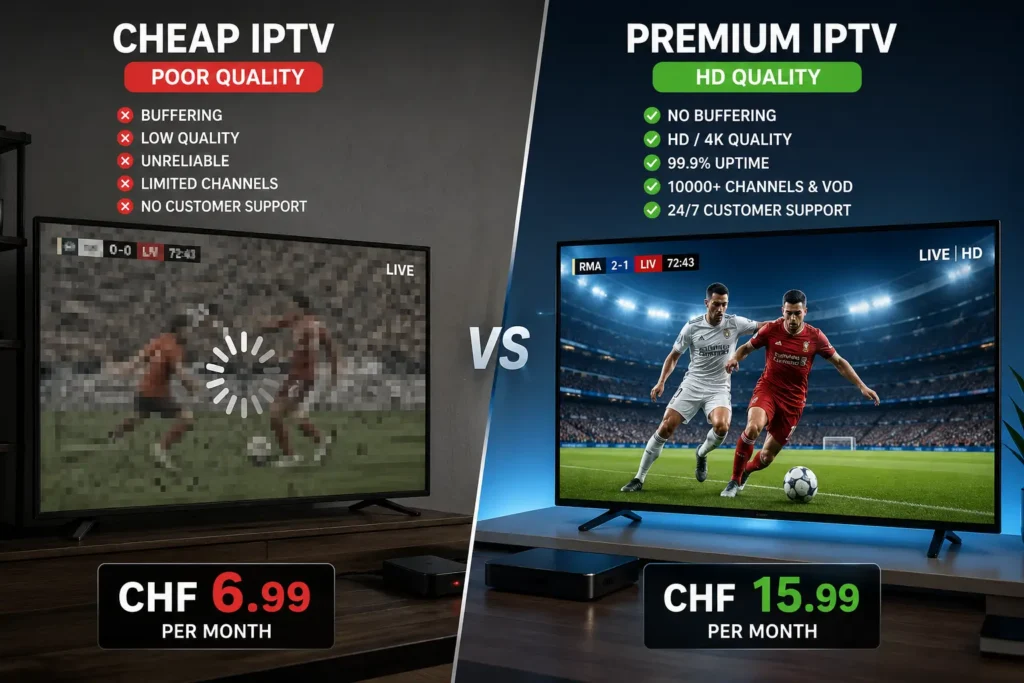 abonnement IPTV Suisse prix
