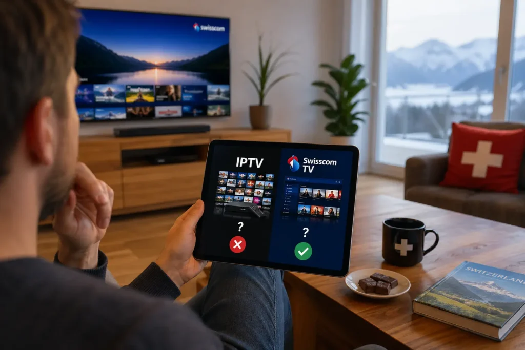 IPTV vs Swisscom TV