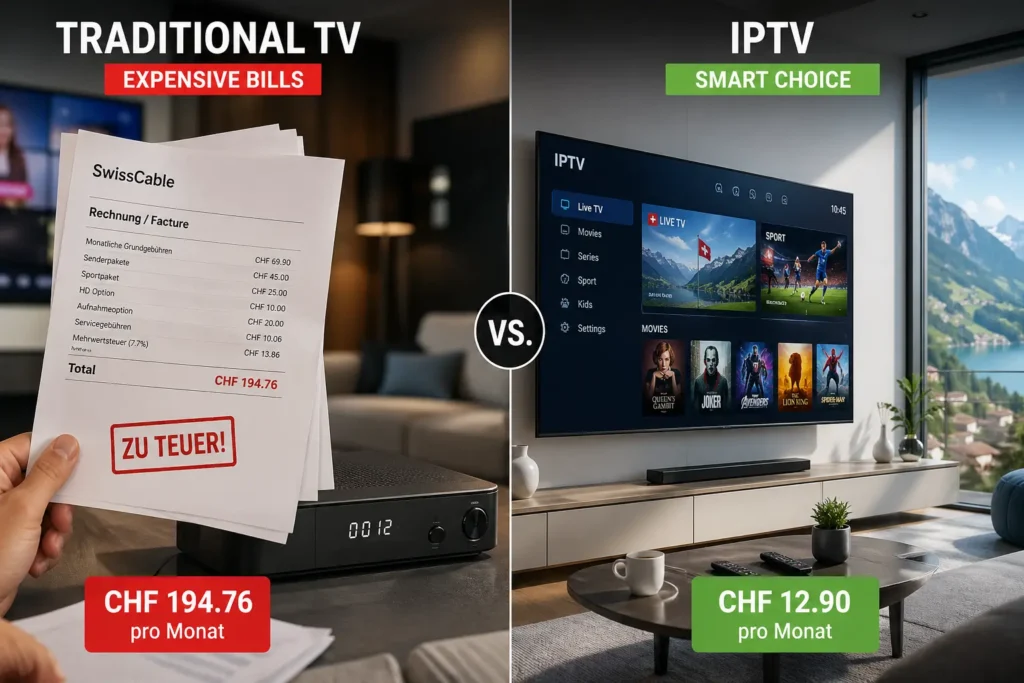 IPTV moins cher Suisse
