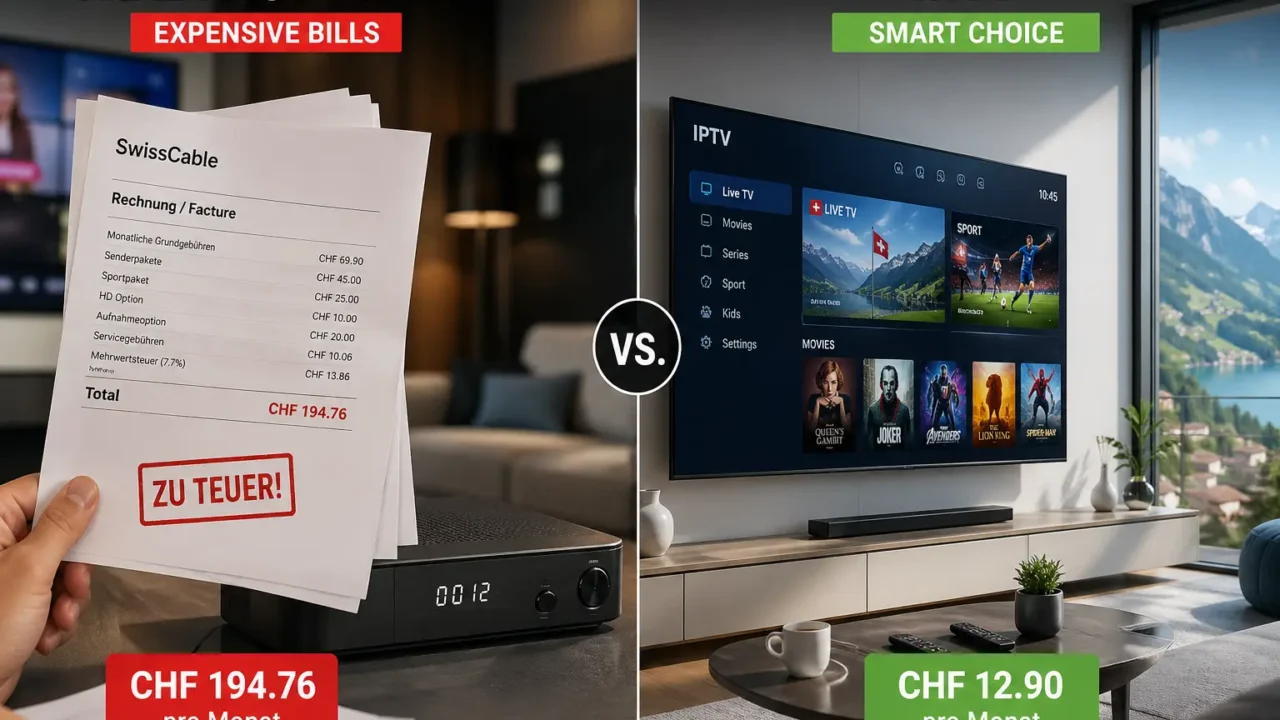 IPTV moins cher Suisse