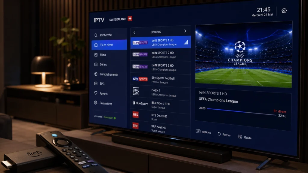 streaming Ligue des Champions Suisse
